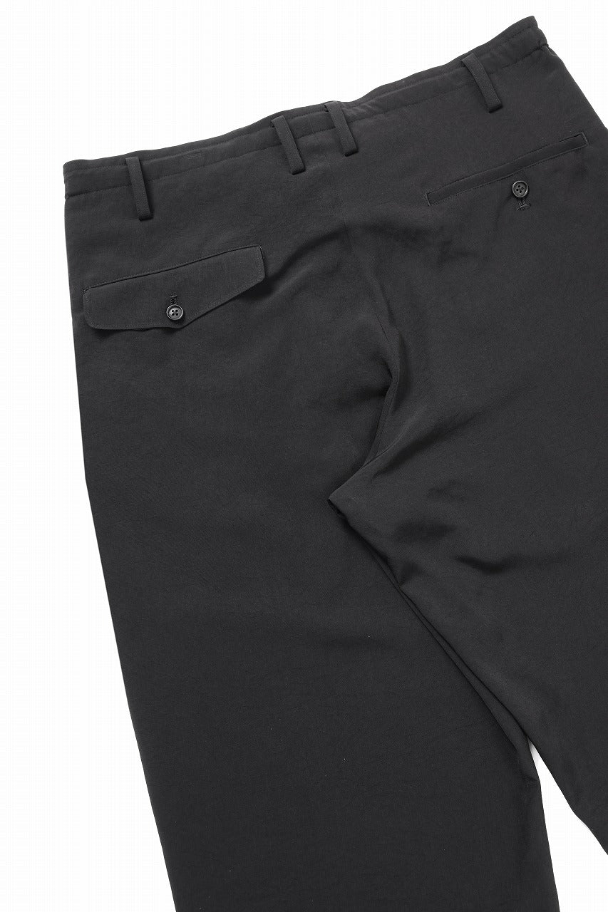 Y's for men POCKET DETAIL PANTS / TA TUXEDO (BLACK)