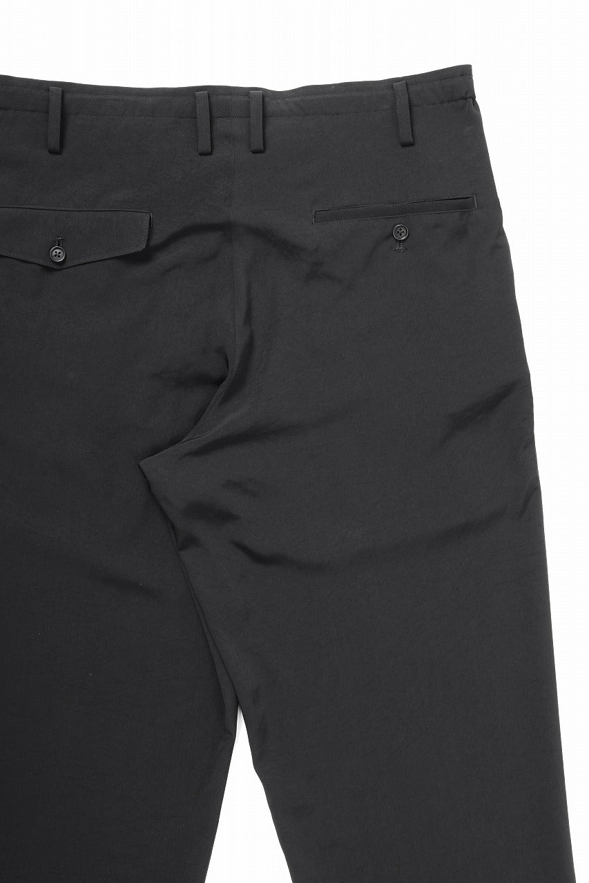 Y's for men POCKET DETAIL PANTS / TA TUXEDO (BLACK)