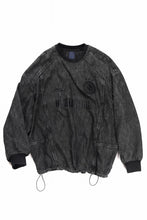 画像をギャラリービューアに読み込む, Juun.J Denim Crew Neck Pullover (BLACK)