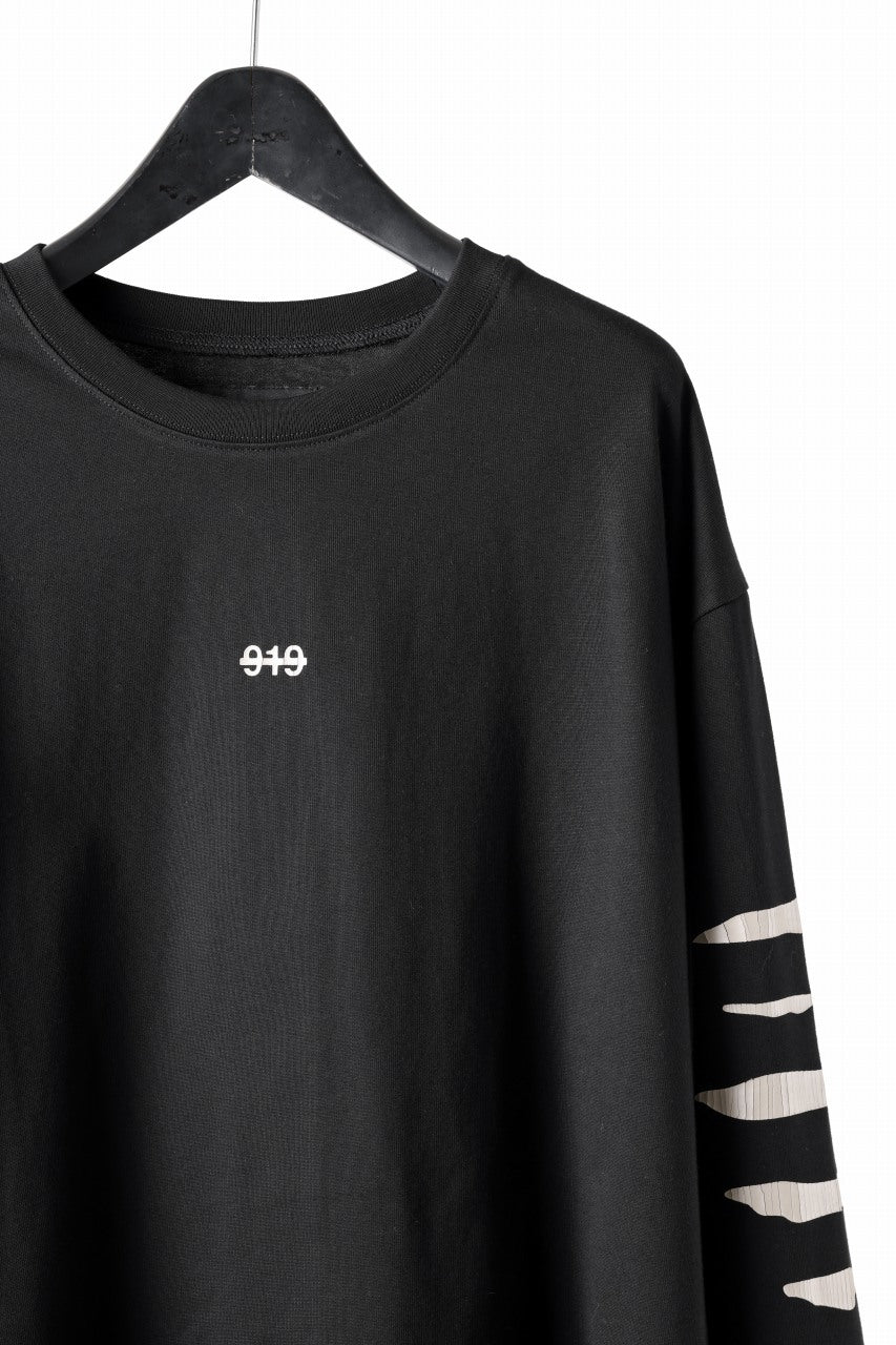 Load image into Gallery viewer, A.F ARTEFACT TYPE B PRINT LONG SLEEVE TOPS (BLACK)