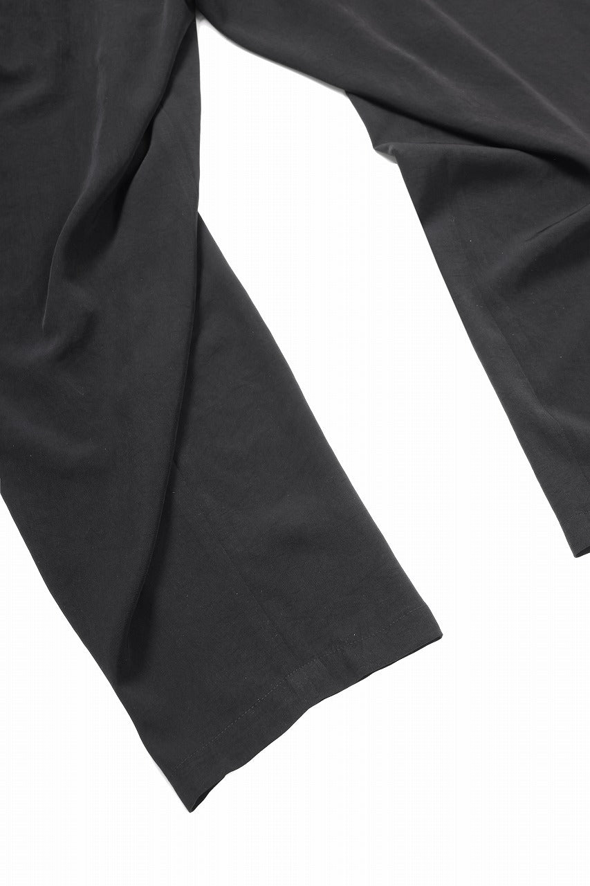 Y's for men POCKET DETAIL PANTS / TA TUXEDO (BLACK)