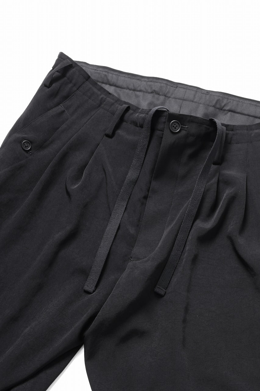 Y's for men POCKET DETAIL PANTS / TA TUXEDO (BLACK)