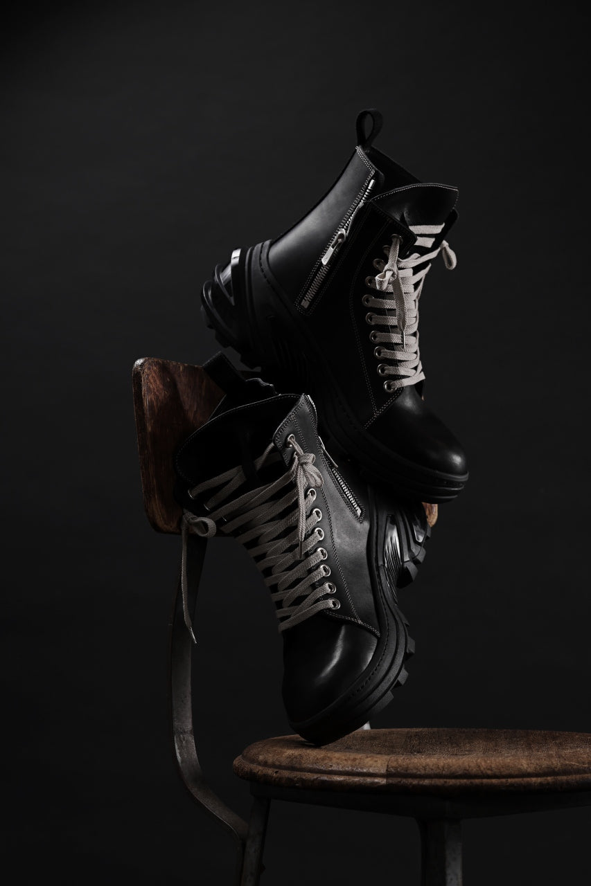 Portaille exclusive ALEXANDER BOOTS / ITALIAN VACHETTA SMOOTH (BLACK)