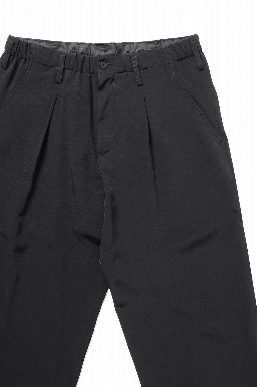 Y's for men WAIST STRING PANTS / TA TUXEDO (BLACK)