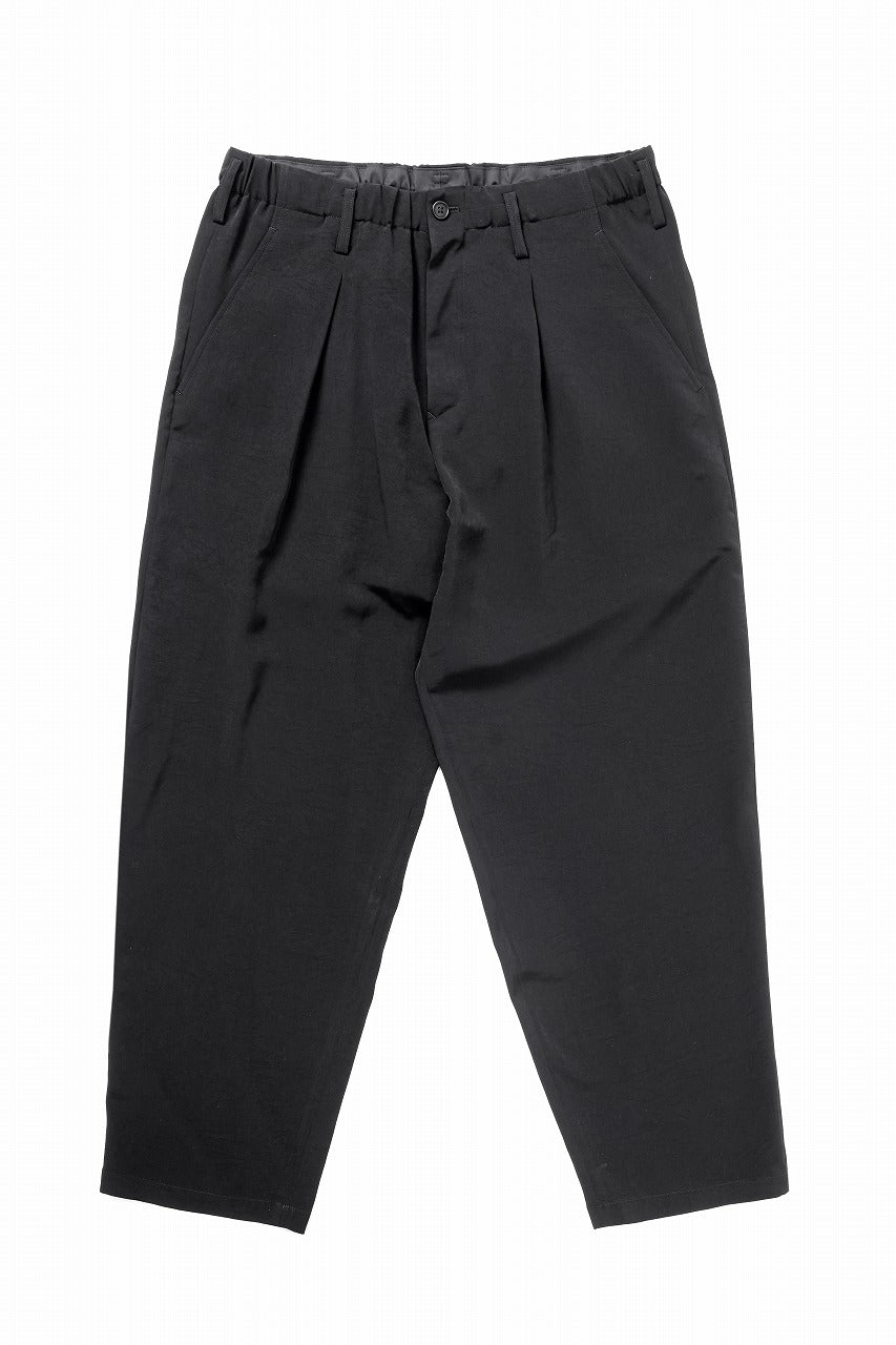 Y's for men WAIST STRING PANTS / TA TUXEDO (BLACK)