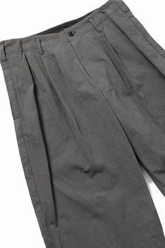 画像をギャラリービューアに読み込む, Y&#39;s for men SIDE TAPE DETAIL PANTS / COTTON POPLIN (GRAY)