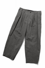 画像をギャラリービューアに読み込む, Y&#39;s for men SIDE TAPE DETAIL PANTS / COTTON POPLIN (GRAY)