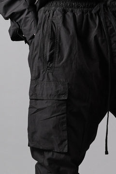 画像をギャラリービューアに読み込む, thom/krom CARGO JOGGER TROUSERS / ORGANIC COTTON (BLACK)