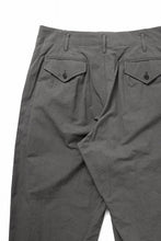 画像をギャラリービューアに読み込む, Y&#39;s for men SIDE TAPE DETAIL PANTS / COTTON POPLIN (GRAY)