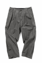 画像をギャラリービューアに読み込む, Y&#39;s for men SIDE TAPE DETAIL PANTS / COTTON POPLIN (GRAY)