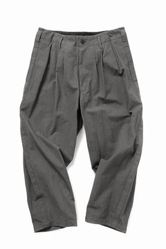 画像をギャラリービューアに読み込む, Y&#39;s for men SIDE TAPE DETAIL PANTS / COTTON POPLIN (GRAY)