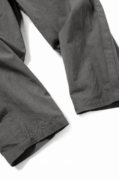 画像をギャラリービューアに読み込む, Y&#39;s for men SIDE TAPE DETAIL PANTS / COTTON POPLIN (GRAY)