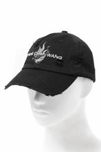 Load image into Gallery viewer, Feng Chen Wang BLACK AND GREY PHOENIX EMBROIDERED CANVAS CAP (BLACK)