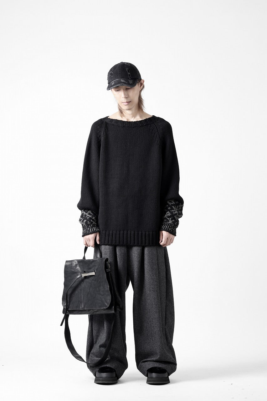 incarnation PULL OVER KNIT SWEATER / VIRGIN WOOL x CASHMERE (K91 x K81)