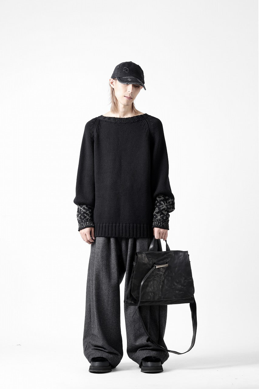 incarnation PULL OVER KNIT SWEATER / VIRGIN WOOL x CASHMERE (K91 x K81)