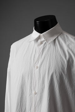 Load image into Gallery viewer, sus-sous atelier L/S shirts / 60/1 typewriter (WHITE)