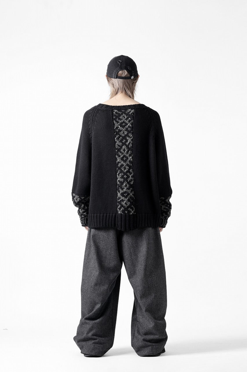 incarnation PULL OVER KNIT SWEATER / VIRGIN WOOL x CASHMERE (K91 x K81)