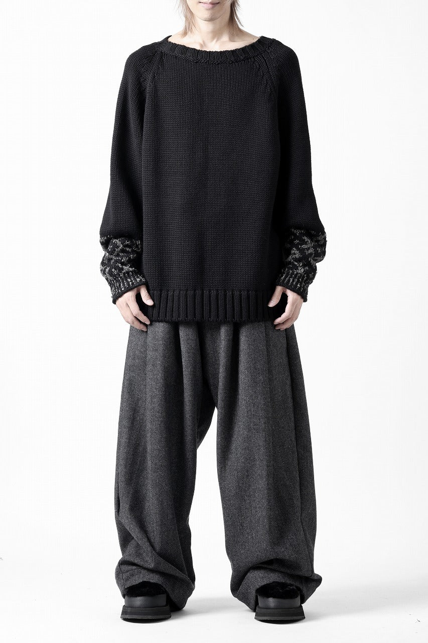 incarnation PULL OVER KNIT SWEATER / VIRGIN WOOL x CASHMERE (K91 x K81)