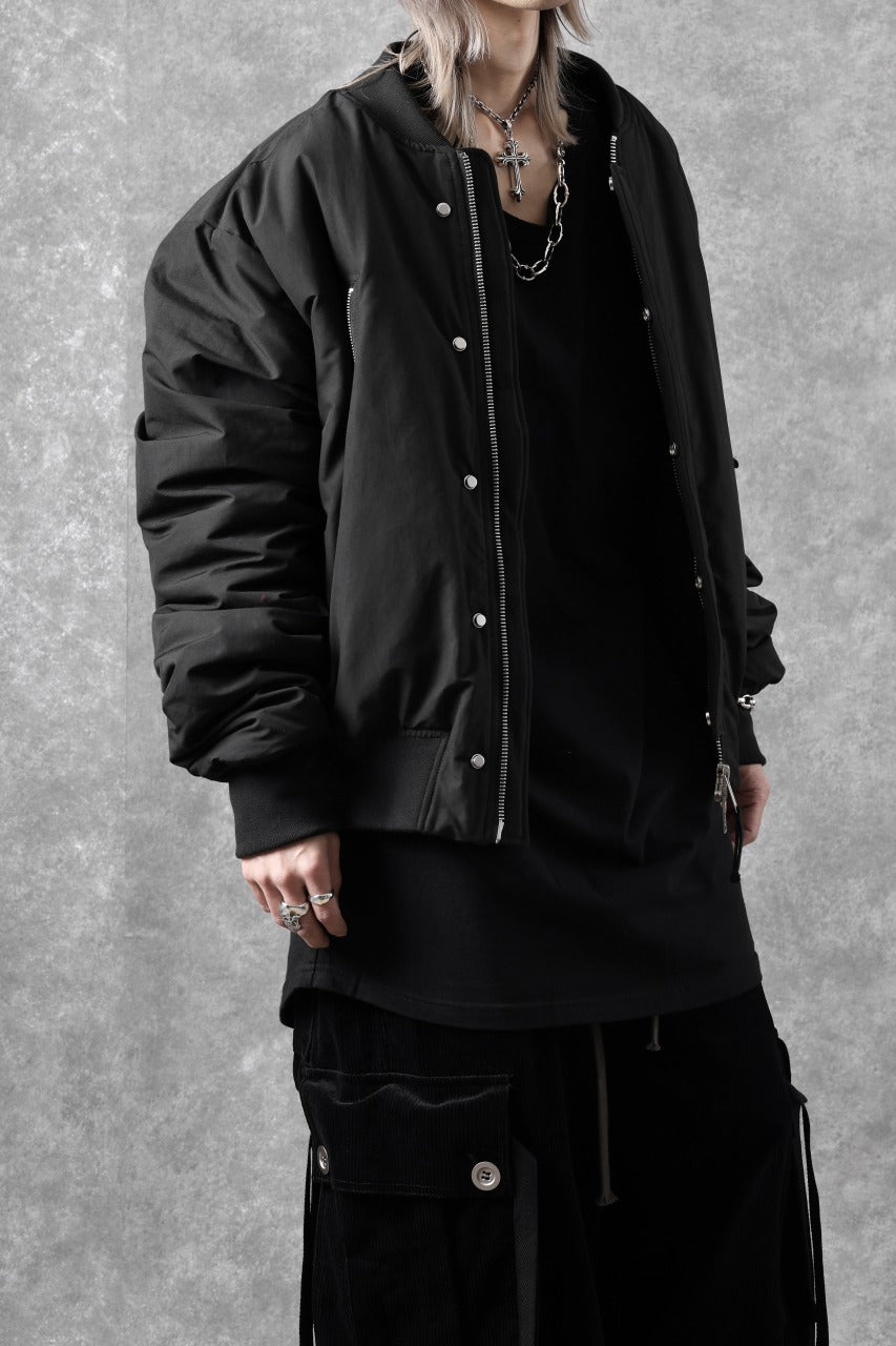 Load image into Gallery viewer, thom/krom FLIGHT BOMBER JACKET / WARM PADDED (BLACK)