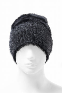 画像をギャラリービューアに読み込む, Feng Chen Wang LANDSCAPE PAINTING JACQUARD BEANIE (BLACK/GREY)