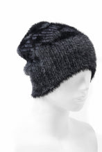 Load image into Gallery viewer, Feng Chen Wang LANDSCAPE PAINTING JACQUARD BEANIE (BLACK/GREY)