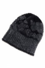 Load image into Gallery viewer, Feng Chen Wang LANDSCAPE PAINTING JACQUARD BEANIE (BLACK/GREY)