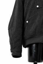 Load image into Gallery viewer, A.F ARTEFACT COVERALL BLOUSON / CORDUROY &amp; QUILTING PADDED (BLACK)