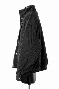 画像をギャラリービューアに読み込む, A.F ARTEFACT COVERALL BLOUSON / CORDUROY &amp; QUILTING PADDED (BLACK)