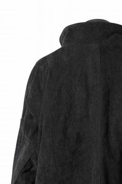 Load image into Gallery viewer, A.F ARTEFACT COVERALL BLOUSON / CORDUROY &amp; QUILTING PADDED (BLACK)