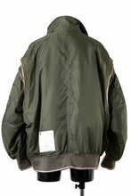 画像をギャラリービューアに読み込む, A.F ARTEFACT CUT OFF COMBI TANKER JACKET / LIGHT PADDED (KHAKI x ORANGE)