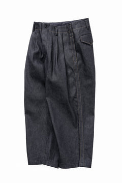 画像をギャラリービューアに読み込む, Y&#39;s for men PANTS WITH COLOR COMBI STITCH / 13oz UNEVEN YARN DENIM (BLUE)