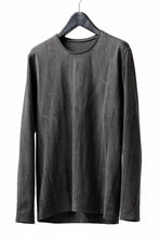 画像をギャラリービューアに読み込む, black crow x LOOM exclusive long sleeve tops / sumi dyed cotton jersey (carbon)