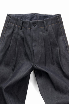 画像をギャラリービューアに読み込む, Y&#39;s for men PANTS WITH COLOR COMBI STITCH / 13oz UNEVEN YARN DENIM (BLUE)