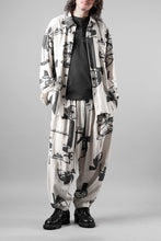 画像をギャラリービューアに読み込む, YUTA MATSUOKA circle pants / antique wagon print (ecru/print)