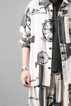 画像をギャラリービューアに読み込む, YUTA MATSUOKA classic shirt / antique wagon print (ecru/print)