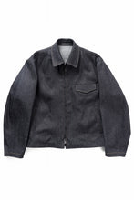 画像をギャラリービューアに読み込む, Y&#39;s for men COLLOR COMBI BLOUSON / 13oz UNEVEN YARN DENIM (BLUE)