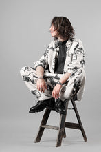 画像をギャラリービューアに読み込む, YUTA MATSUOKA classic shirt / antique wagon print (ecru/print)