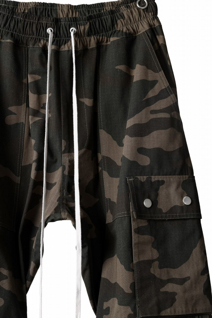 画像をギャラリービューアに読み込む, INDEPICT® EASY WAIST CARGO PANTS (CAMO)