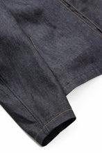 画像をギャラリービューアに読み込む, Y&#39;s for men COLLOR COMBI BLOUSON / 13oz UNEVEN YARN DENIM (BLUE)