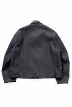 画像をギャラリービューアに読み込む, Y&#39;s for men COLLOR COMBI BLOUSON / 13oz UNEVEN YARN DENIM (BLUE)