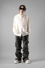 Load image into Gallery viewer, A.F ARTEFACT STAND COLLAR SHIRT / SOFT POPLIN (CREAM)