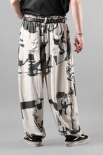 画像をギャラリービューアに読み込む, YUTA MATSUOKA circle pants / antique wagon print (ecru/print)