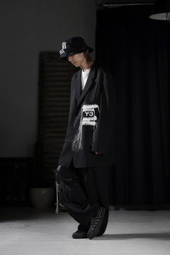 Load image into Gallery viewer, Y-3 Yohji Yamamoto SPORTS UNIFORM PATCH BLAZER (BLACK)