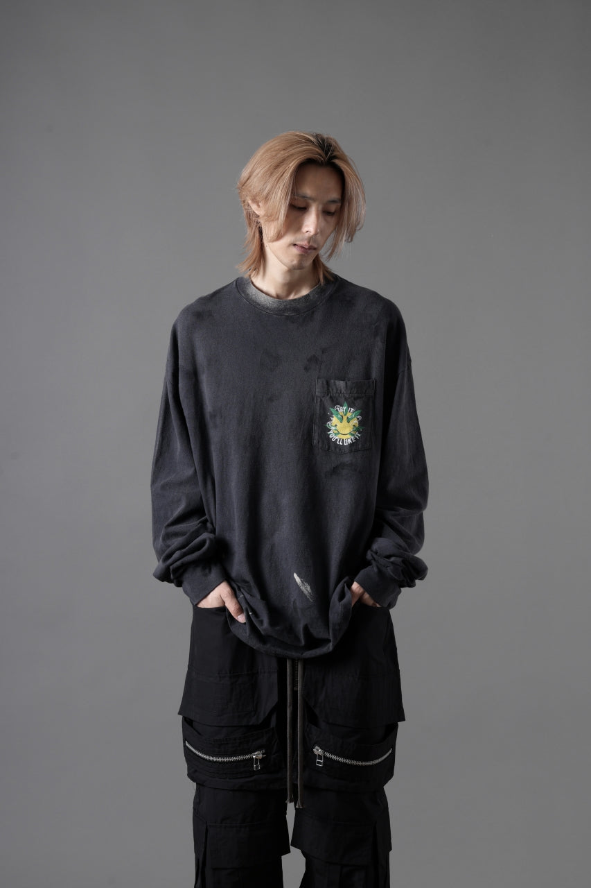 READYMADE L/S T-SHIRT SNAKE (BLACK)