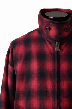 画像をギャラリービューアに読み込む, sus-sous drizzler jacket / shaggy ombre check (RED)