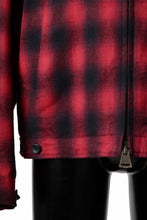 画像をギャラリービューアに読み込む, sus-sous drizzler jacket / shaggy ombre check (RED)