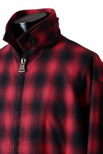 画像をギャラリービューアに読み込む, sus-sous drizzler jacket / shaggy ombre check (RED)