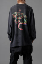 画像をギャラリービューアに読み込む, READYMADE L/S T-SHIRT SNAKE (BLACK)