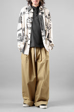 画像をギャラリービューアに読み込む, F/CE. TECH KERSEY WIDE DRAPE TROUSER (BEIGE)