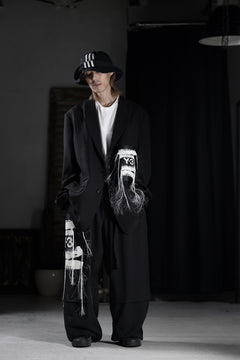 画像をギャラリービューアに読み込む, Y-3 Yohji Yamamoto SPORTS UNIFORM PATCH PANTS (BLACK)